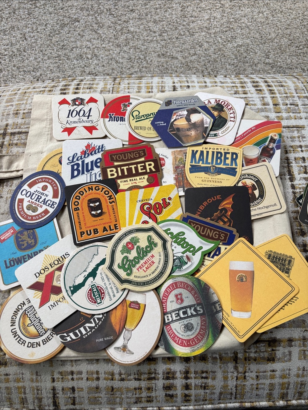 Vintage 2 lots (see 2nd pic) Assorted pub Beer paper Coaster
